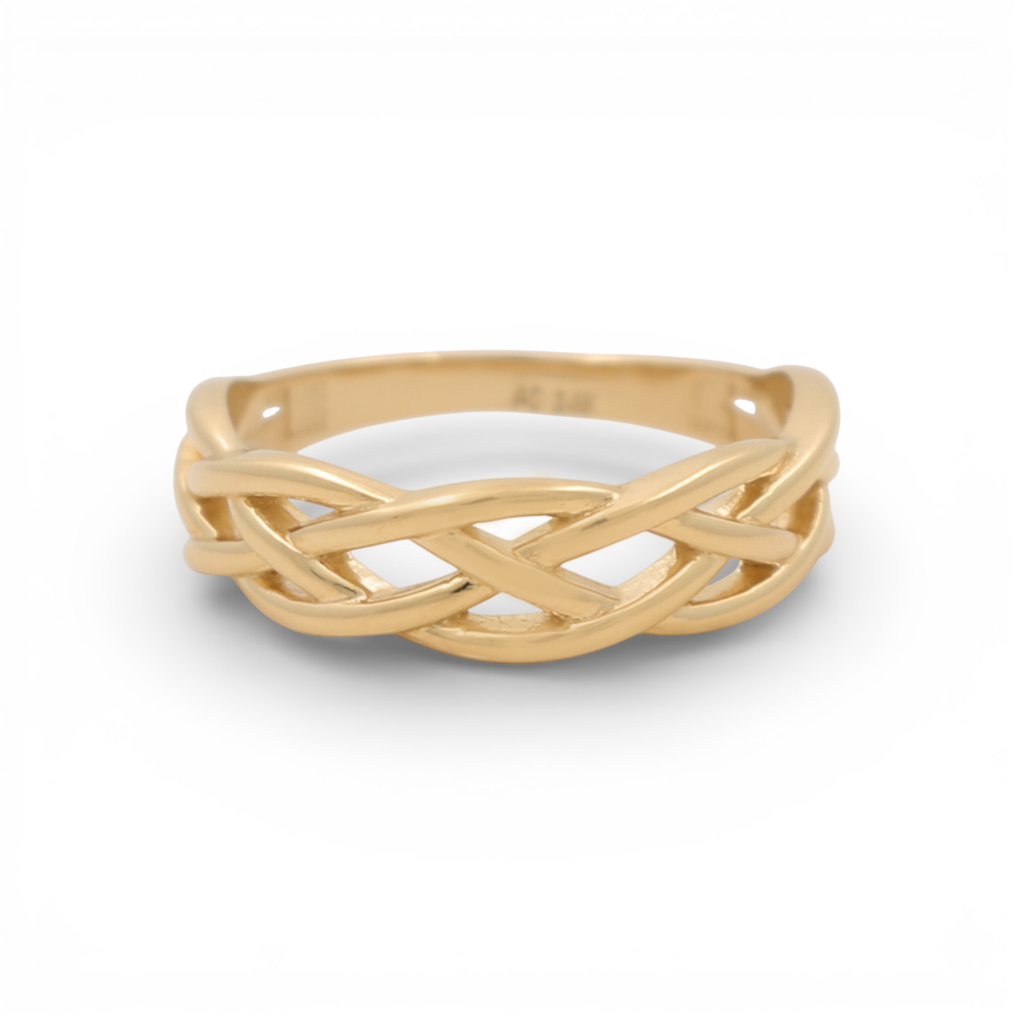 14K Yellow Gold Fashion Women's Ring  / Size: 7 / Weight: 2.5 GR