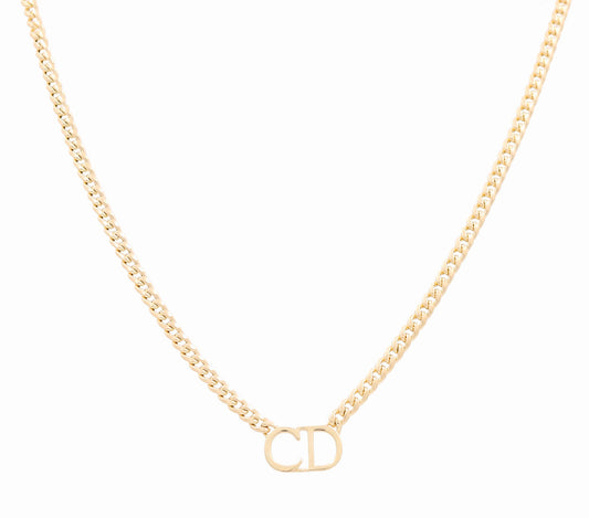 10K Yellow Gold Cuban Link Woman's Necklace CD / Size: 18" / Weight: 9.8 GR / DONK0CLCD