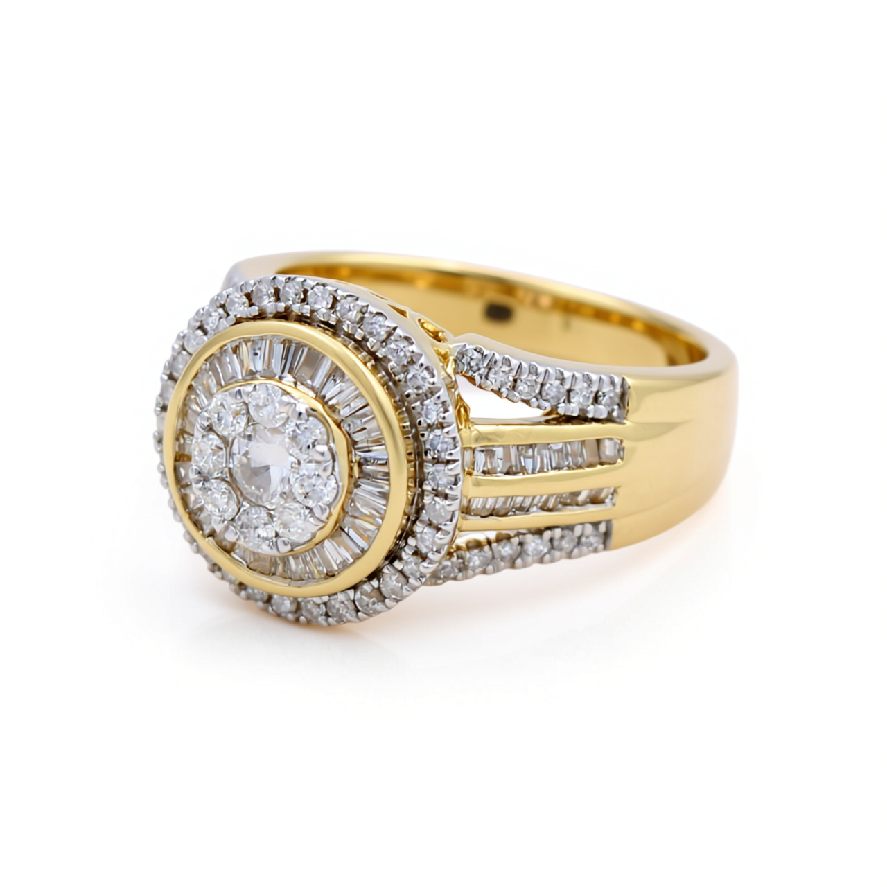 10K Yellow Gold Diamond Women's Engagement Ring / Stone: 1.00CT / Size: 7 / 328996Y