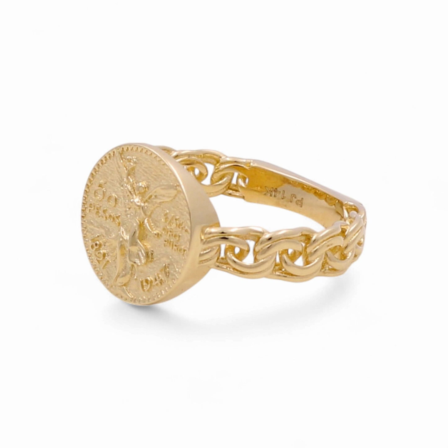 14K Yellow Gold Centenary Women's Ring / Size: 7 / Weight: 2.5 GR / DPWR4CN