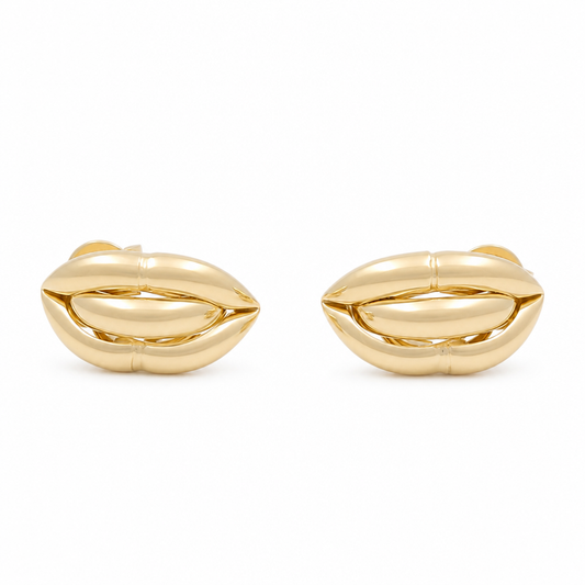 10K Yellow Gold Fashion  Earrings / Weight: 2 GR / ORC140