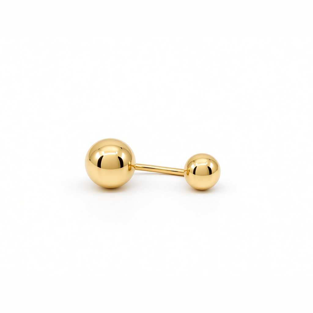 14K Yellow Gold Fashion Piercing Balls / 6-147901K