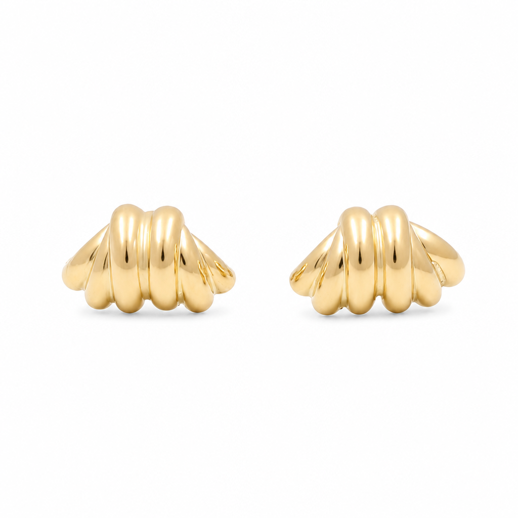 10K Yellow Gold Fashion Earrings / Weight: 2.1 GR / ORC131