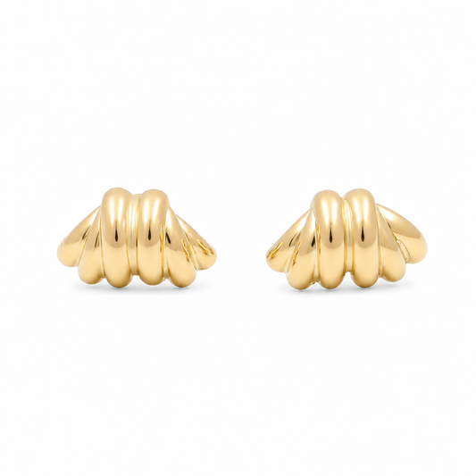 10K Yellow Gold Fashion Earrings / Weight: 2.1 GR / ORC131