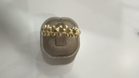 10K Yellow Gold Fashion Women's Ring / Size: 8 / Weight: 5.9 gr / DQWR0FS-98