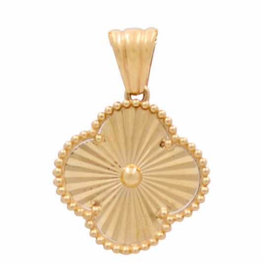 14K Yellow Gold Clover Pendant / Weight: 2.7 GR / DOPD4CLV-1