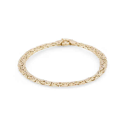 10K Yellow Gold Women's Byzantine Link Bracelet / Size: 7.5" / Weight: 6.1 GR / P10S-62