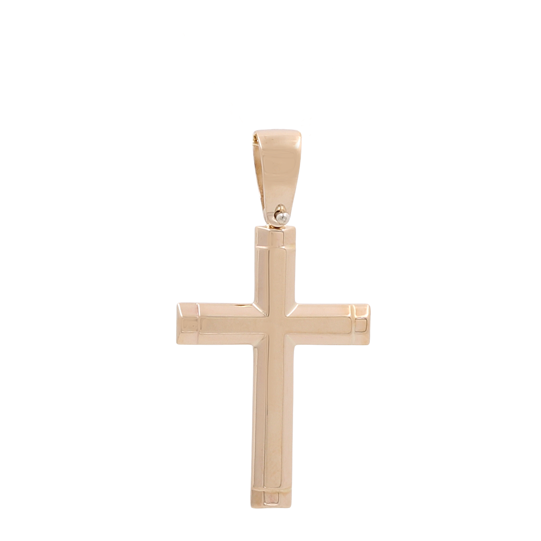 14K Yellow Gold Cross Pendant / Weight: 3.5 GR / DSPD4CS