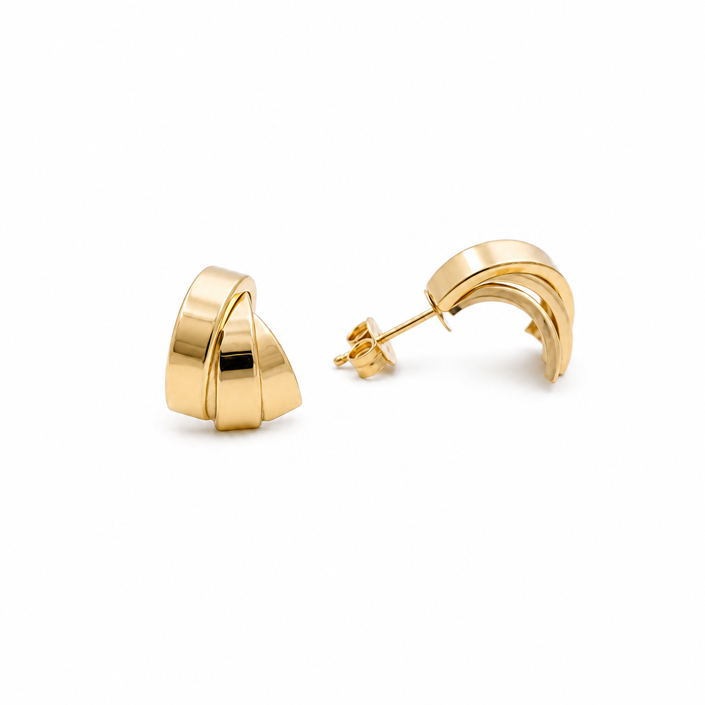 10K Yellow Gold Fashion Earrings / Weight: 2.6 GR / ORC181