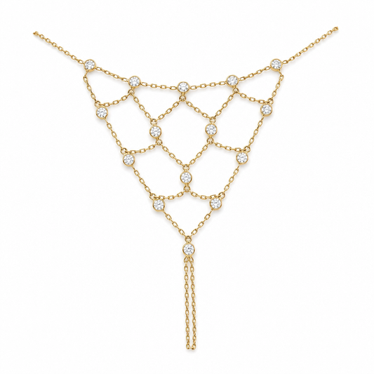 14K Yellow Gold Fashion Women's Clon Bracelet with Cz / Size: 7.5'' / Weight: 4.6 GR / LLBWB4CLN