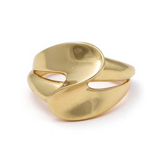 10K Yellow Gold Fashion Women's Ring / Size: 7 / Weight: 2.5 GR / P02R-1103