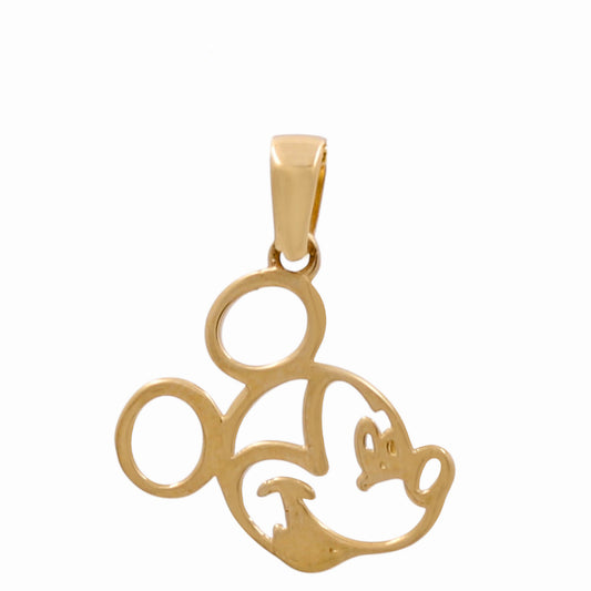 14K Yellow Gold Mickey Pendant  / Weight: 1.1GR / CPPD4MC