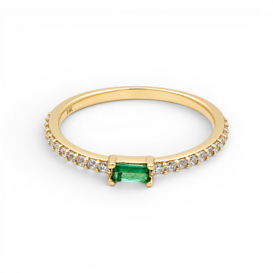 14K Yellow Gold Fashion Women's Rings with Cz Stone / Size: Sz:7 / Weight: 1.6GR