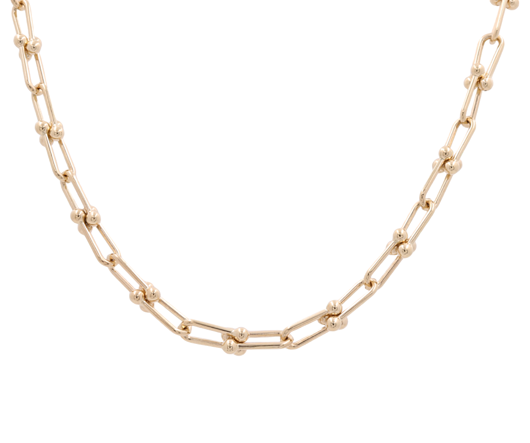 14K Yellow Gold Fashion Link Necklace / Size: 18” / Weight: 20.0 GR / CONK4FS-1