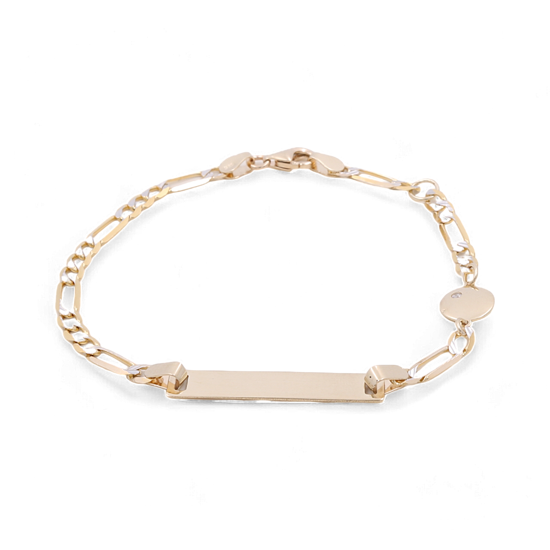 14K Yellow Gold Kids Bracelet / Size: 6.5” / Weight: 2.8 GR / CSBBTT4