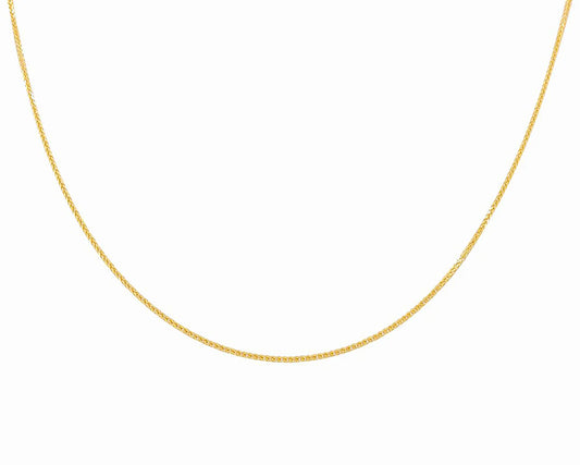 10K  Yellow Gold Franco Redondo Chain / Size: 1mm-18'' / Weight: 2.3gr / LCCSCH0FR1-18