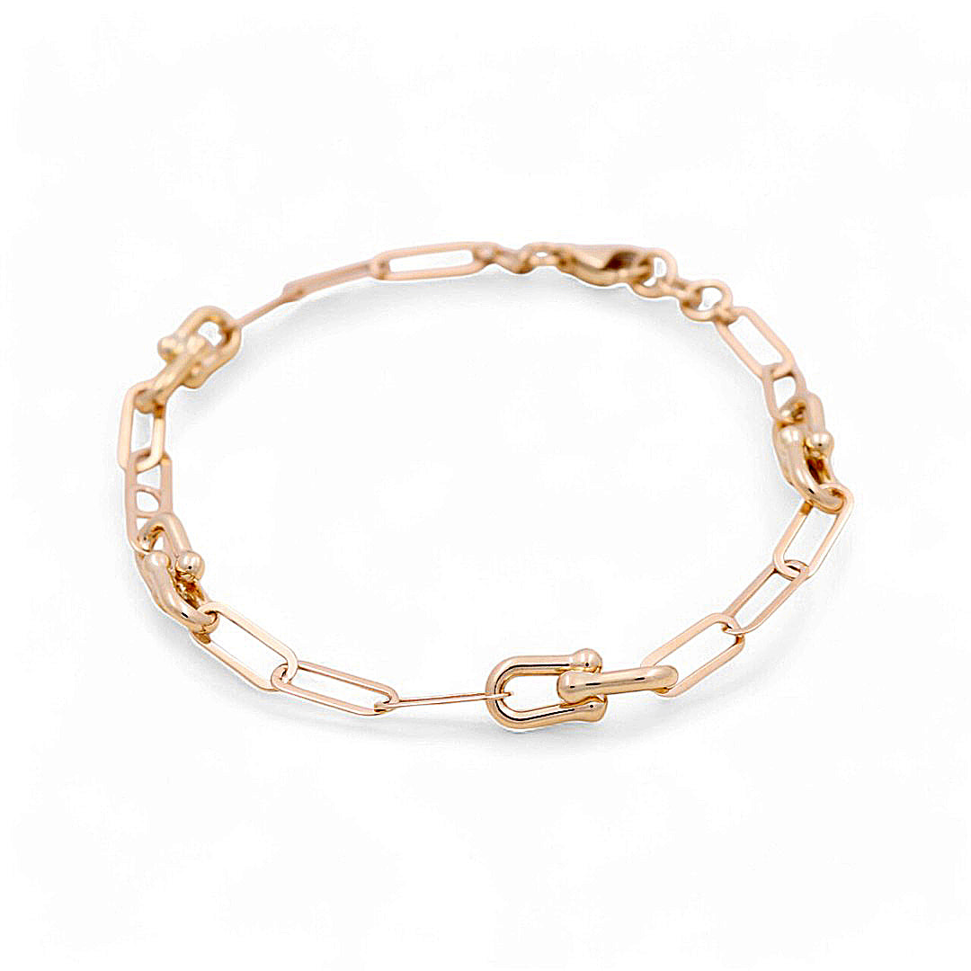 14K Yellow Gold Fashion Women's Bracelet