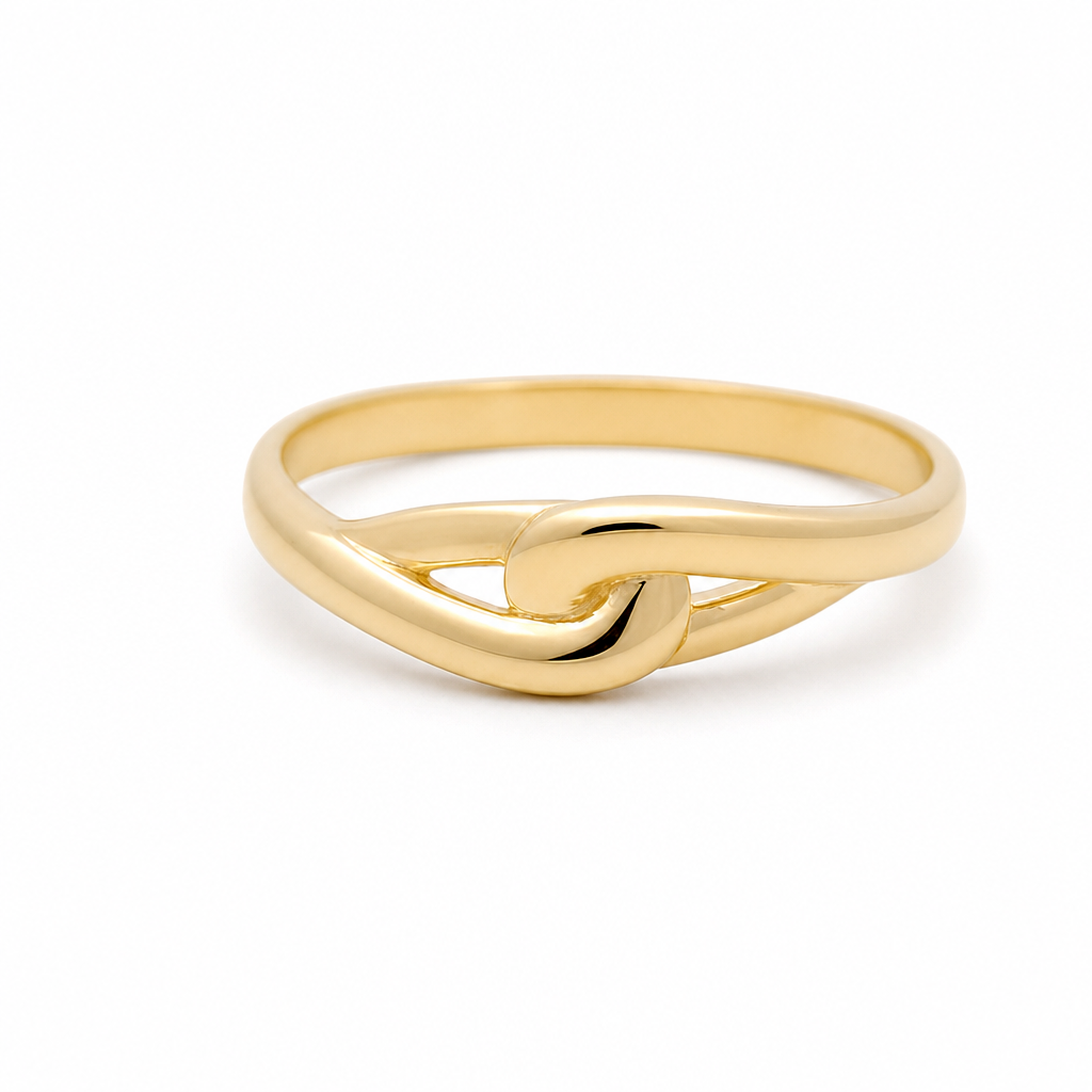 10K Yellow Gold Fashion Women's Ring  / Size: 7 / Weight: 1.4 GR