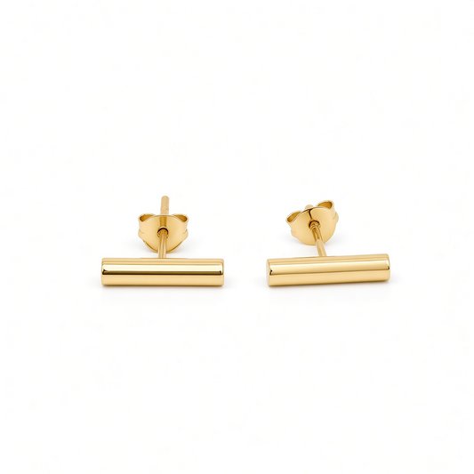 14K Yellow Gold Fashion Stud Earrings / 6-B69201P10