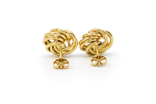 10K Yellow Gold Fashion Earrings / Weight: 1.8 GR / MR04OR02