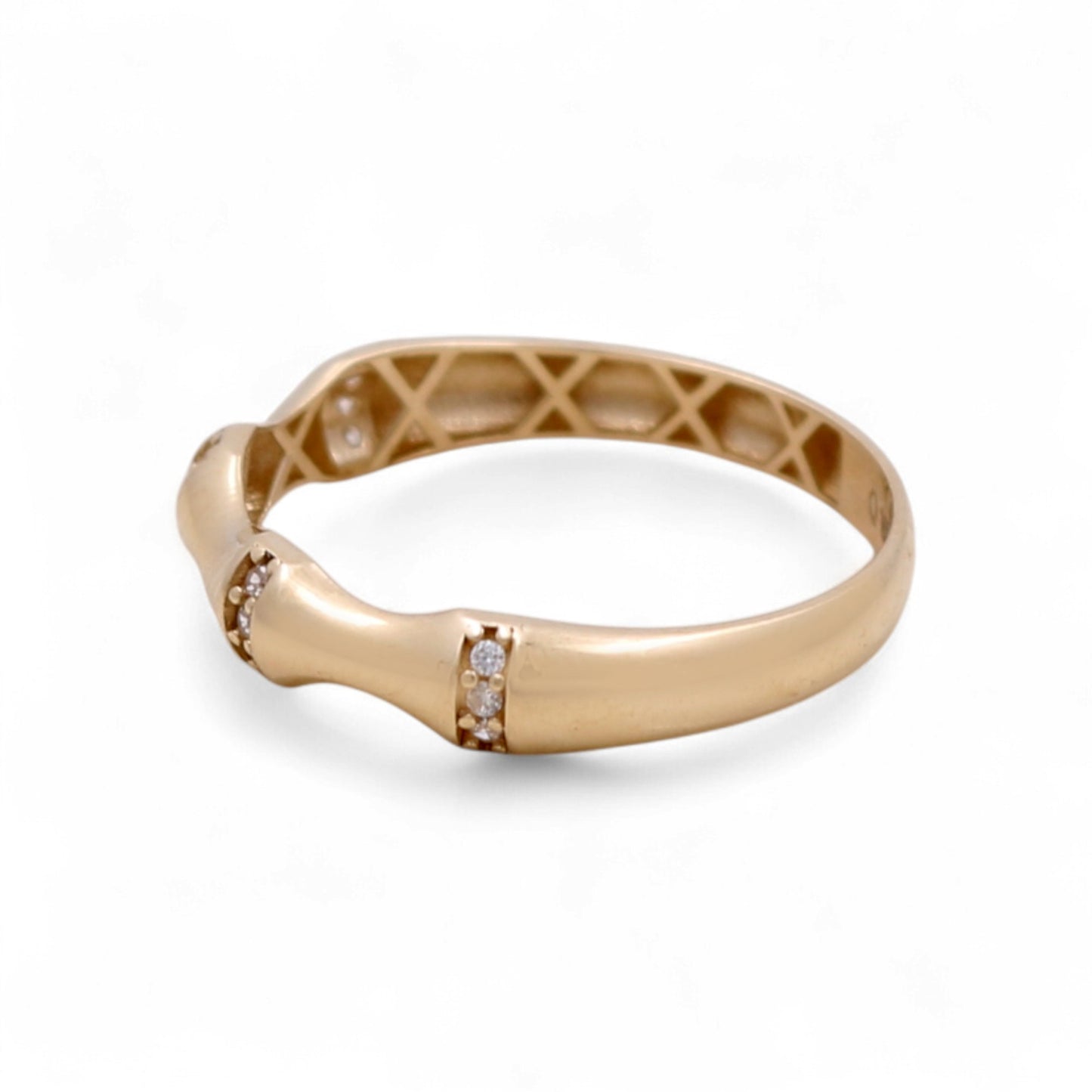 10K Yellow Gold Men’s Wedding Band / Stone: Cz / Size: 10.5 / Weight: 1.3 GR / CQMWB0BS-1