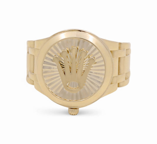 14K Yellow Gold Fashion RX Men's Ring / Size: 11 / Weight: 6.5 GR / M25-2