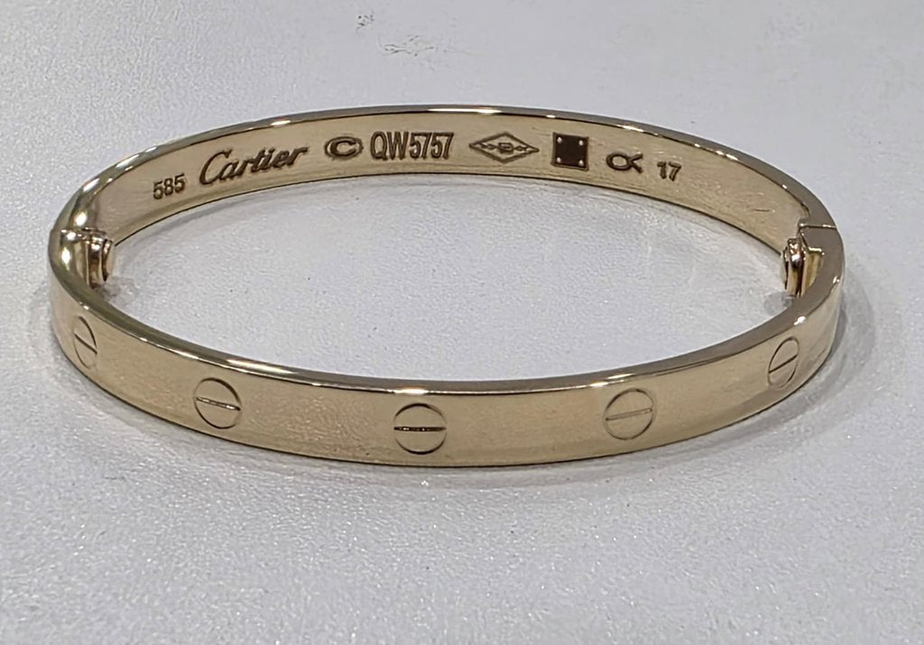14K Yellow Gold Fashion CT Semisolid Women's Bracelet / Size: sz16 / Weight: 8.9gr / DPWB4CT