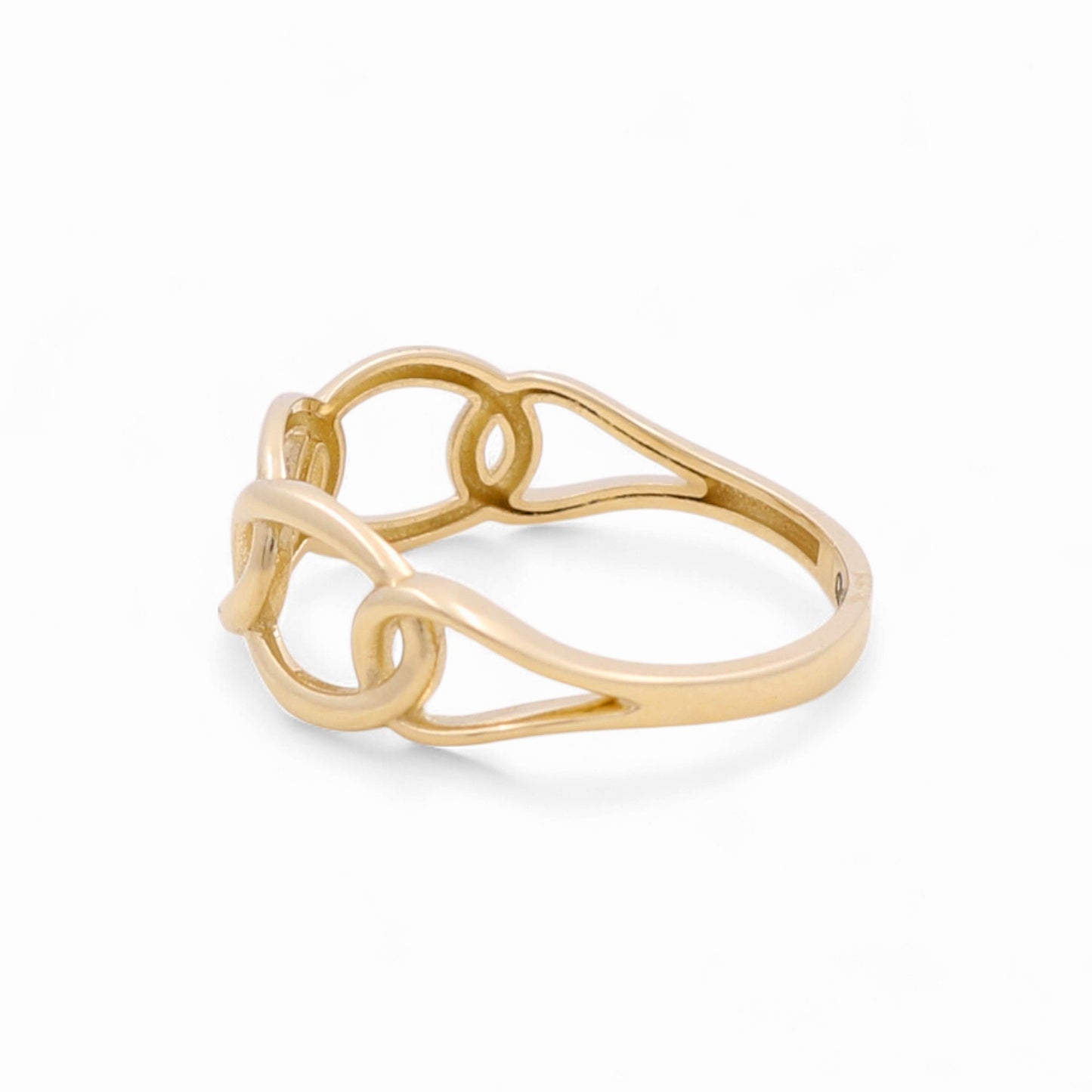 14K Yellow Gold Fashion Women's Ring / Size: 8.5 / Weight: 1.7 GR / DQWR4FS-29
