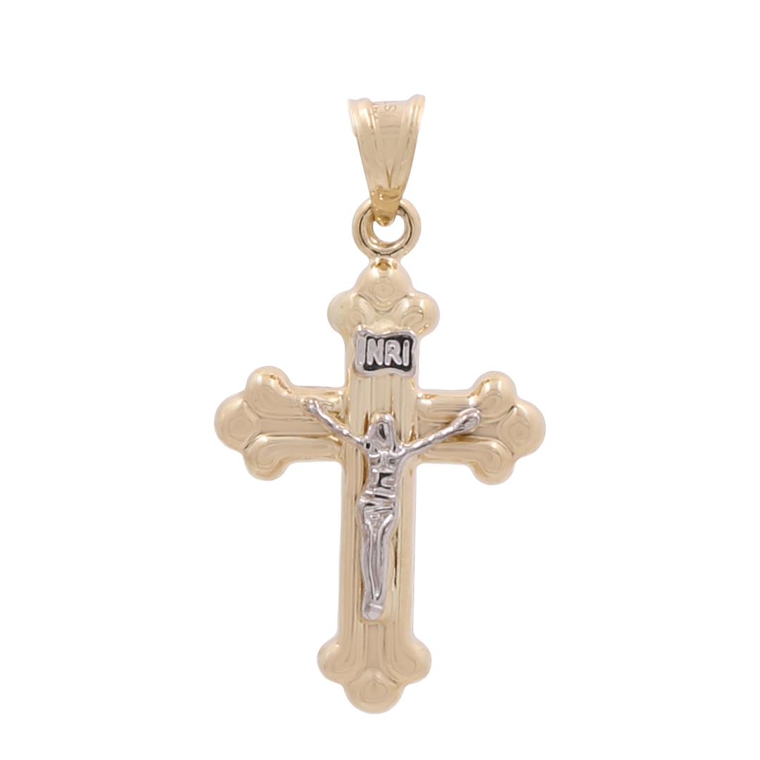 14K Yellow Gold Cross Pendants / Weight: 1.3 GR /  COPD4CRS-26