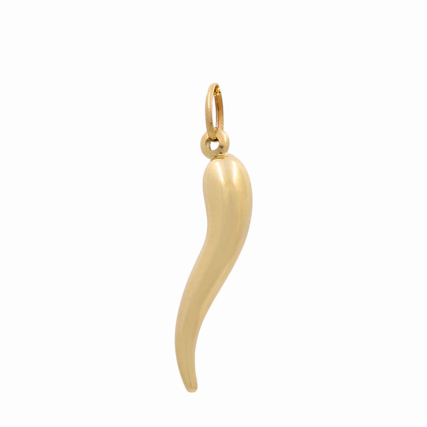10K Yellow Gold Horn Pendant / Weight: 1.1 GR / CAPD0HR