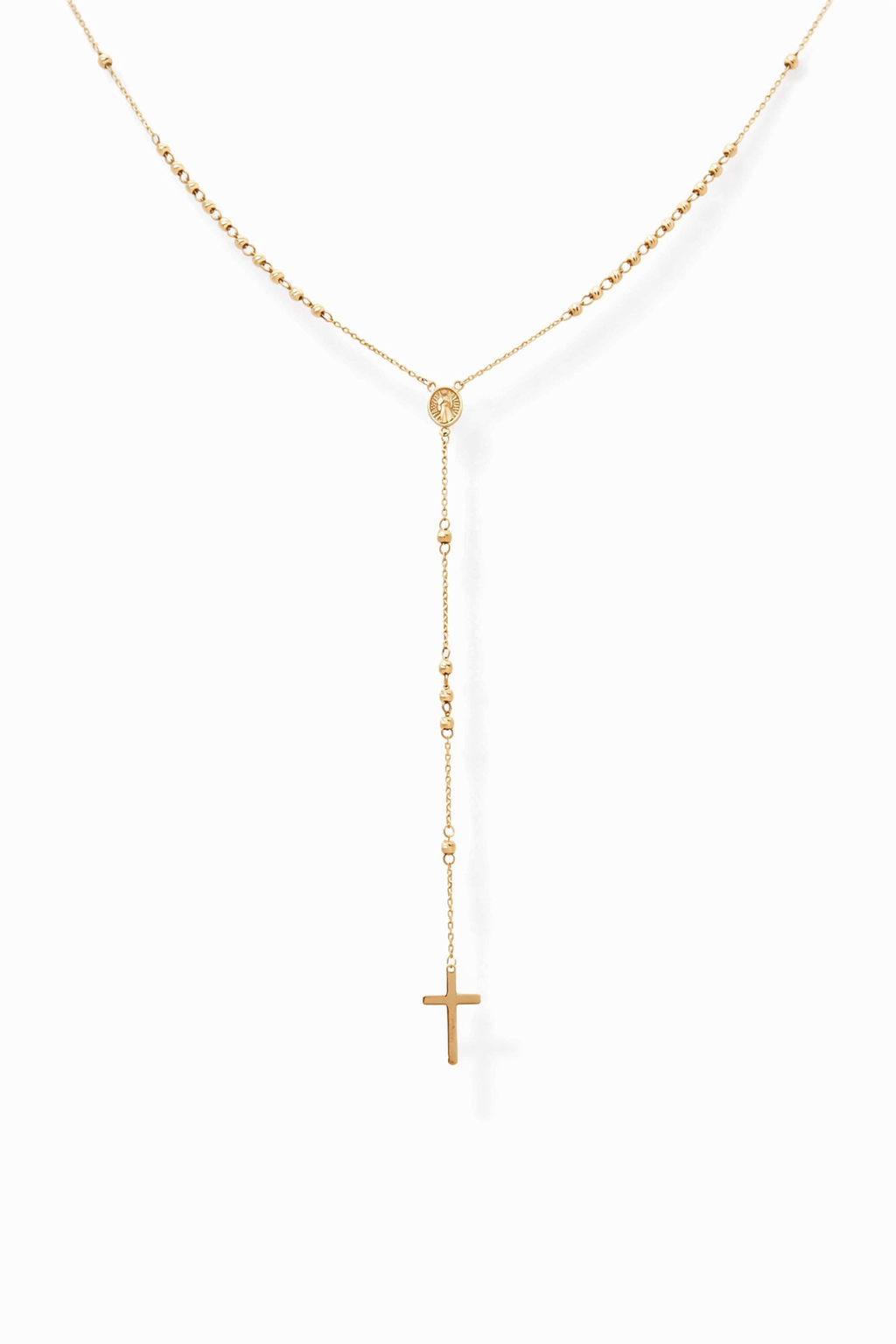 10K Yellow Gold Rosary / Size: 18'' / Weight: 4.1 GR / VMNK0RS-1