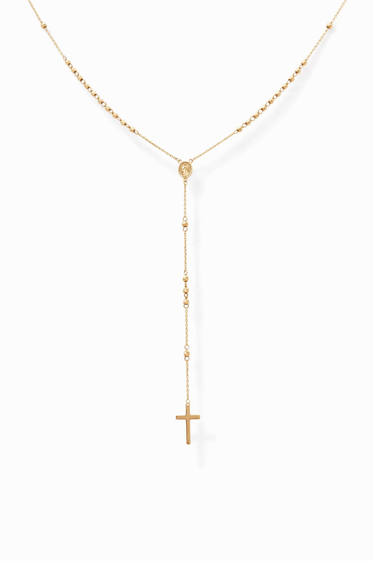 10K Yellow Gold Rosary / Size: 18'' / Weight: 4.1 GR / VMNK0RS-1