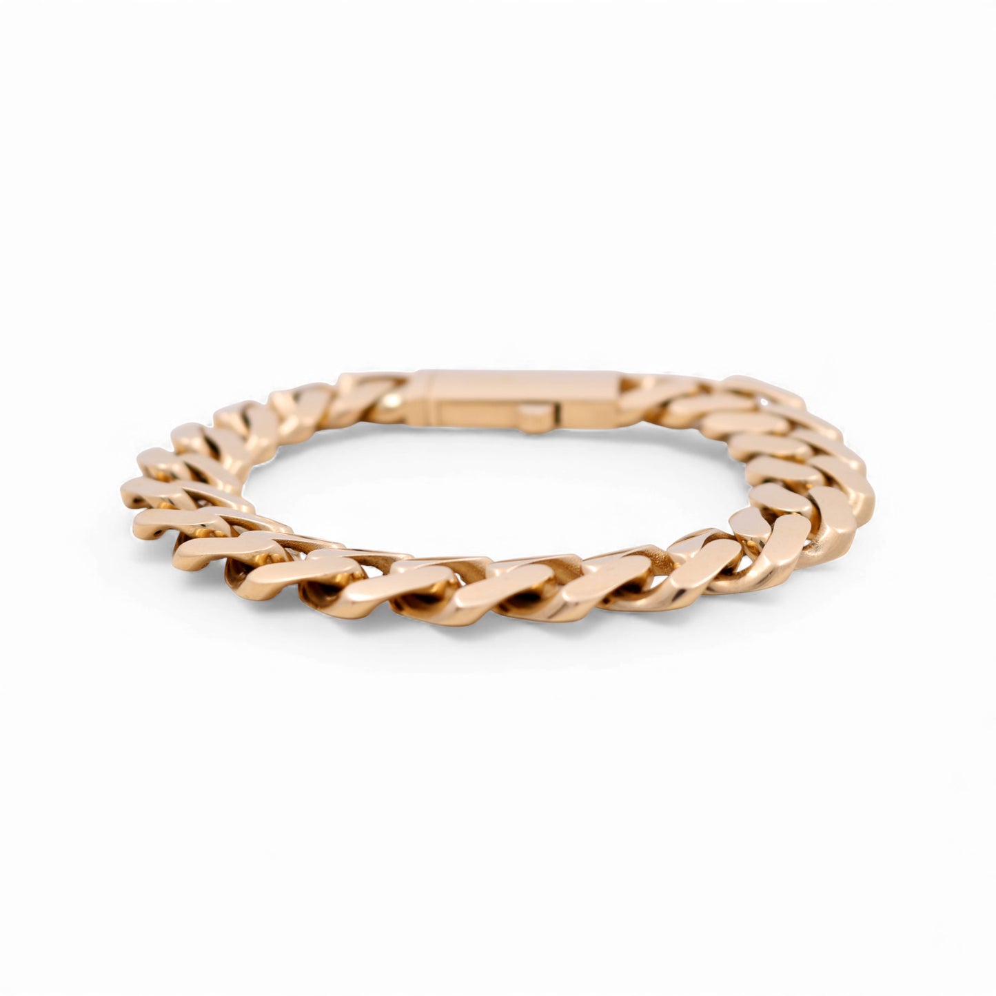 14K Yellow Gold Monaco Semisolid Men's Bracelet / Size 12.5mm 8" / Weight 28.8 GR / COMB4MON12.5-8