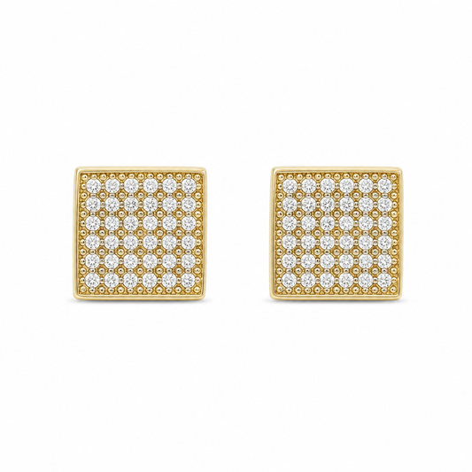 14K Yellow Gold Fashion Stud Earring / Weight: 1.6 GR / DOES4FS-4