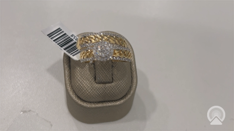 10K Yellow Gold Diamond Wedding Band / Size: 7 / 280336Y