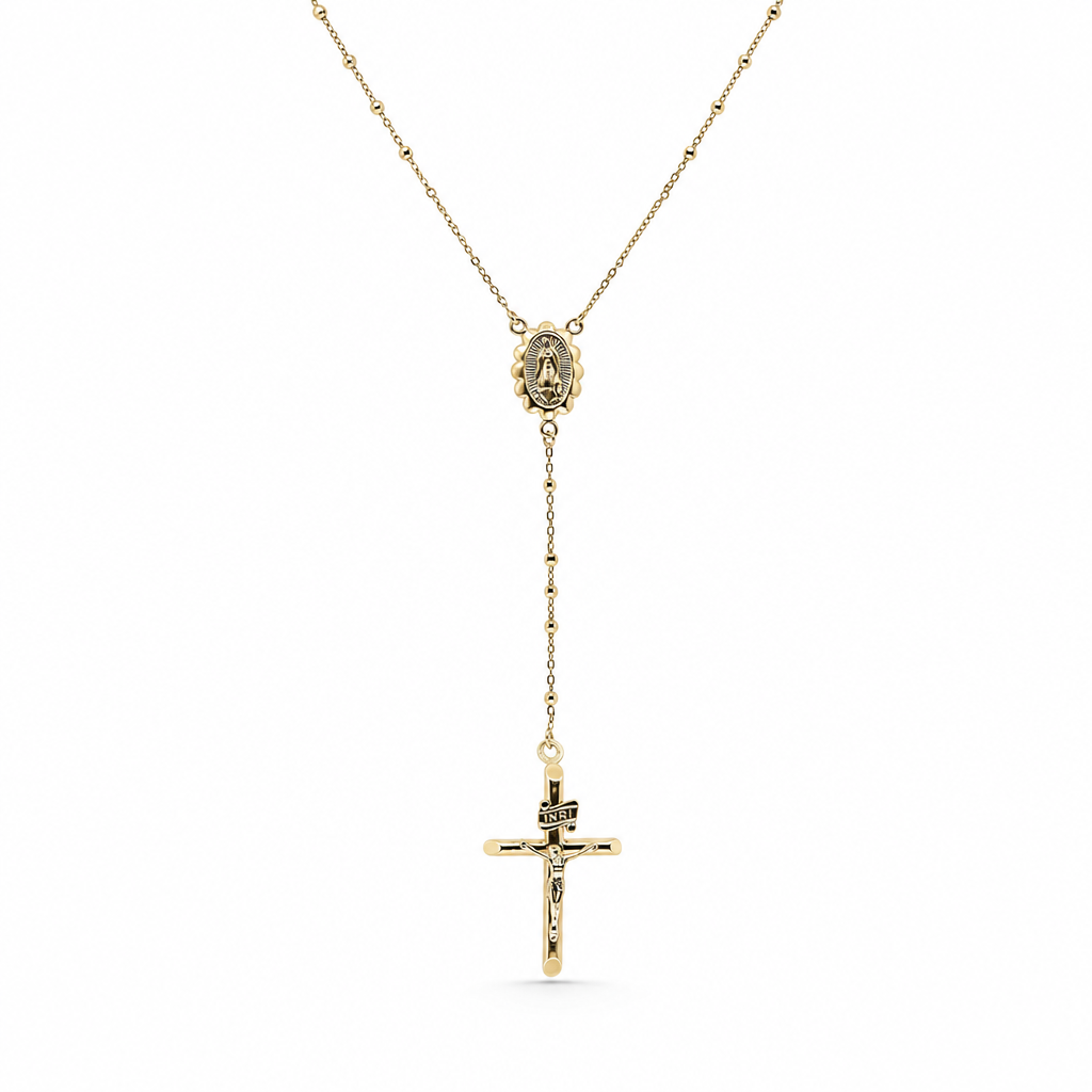 14K Yellow Gold Rosary  / Size: 22" / Weight: 4.5 GR / DEENK4RS-2