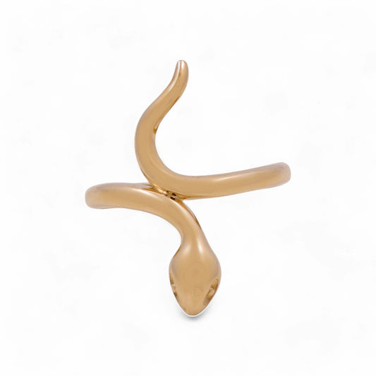 14K Yellow Gold Women’s Snake Ring / Weight: 1.6 GR / COWR4SK-3