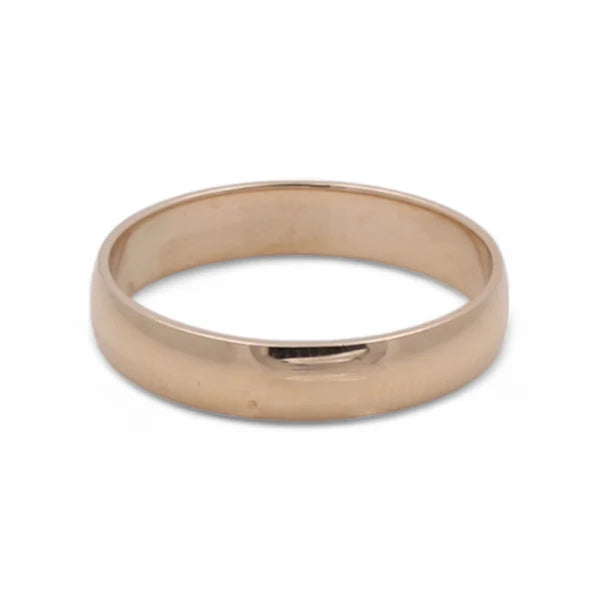 14K Yellow Gold Men's Wedding Band Ring / Size 9.5 / Weight: 4.1 GR / COMWB4BS