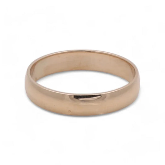 14K Yellow Gold Men's Wedding Band Ring / Size 9.5 / Weight: 4.1 GR / COMWB4BS