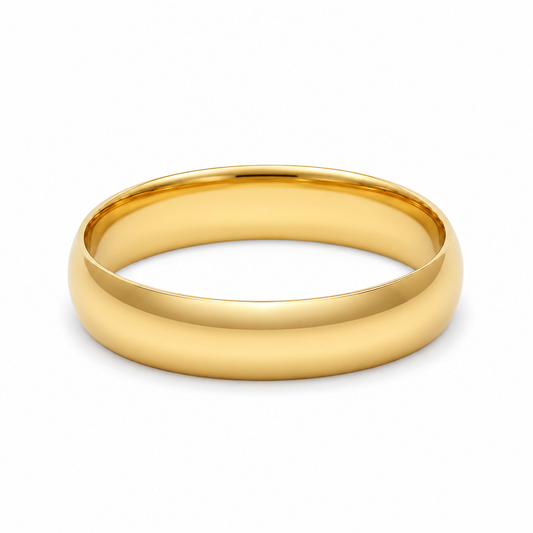 14K Yellow Gold Wedding Band Ring / Size:5/2mm / Weight: 1.4 GR / DEEWWB4PL