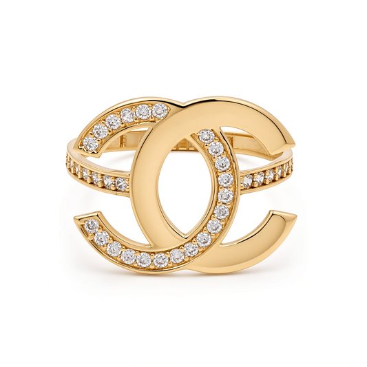 14K Yellow Gold Women’s Fashion Ring / CZ / Weight: 2.6 GR / COWR4CC-3