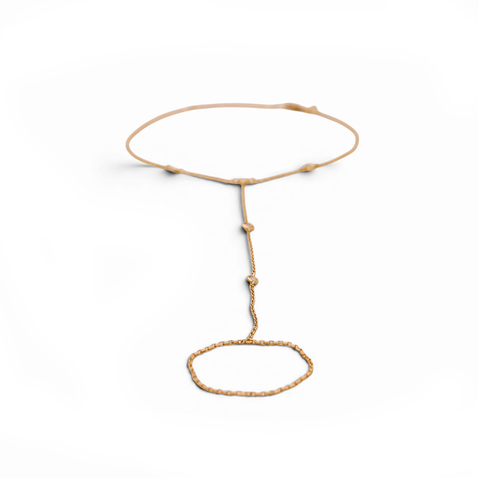 14K Yellow Gold Clon Women's Bracelet With Diamond / Size: 8" / DIAB196-5-YG