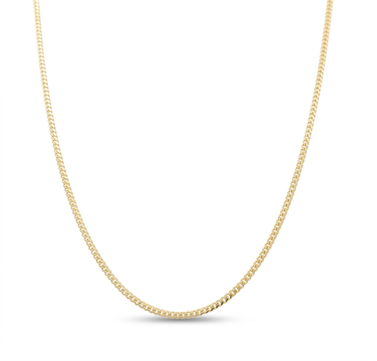 10K Yellow Gold Solid Cuban Link Chain / Size: 3mm 24" / Weight: 15.5 GR / SCCACH0CL3-24