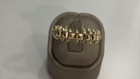10K Yellow Gold Fashion Women's Ring / Size: 9.5 / Weight: 6.3 gr / DQWR0FS-98