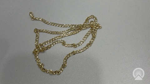 10K Yellow Gold Curb Chain / Size: 2.5mm 18" / Weight: 3.9gr / CSCH0CB2.5-18